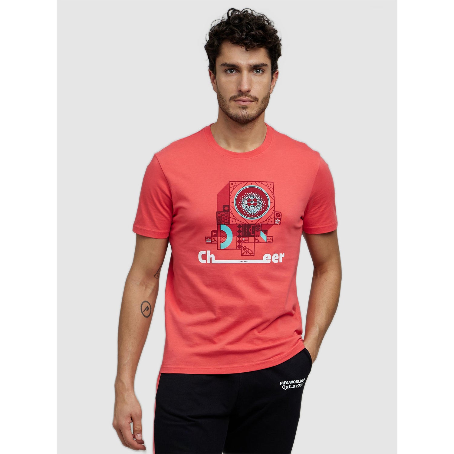 Men's FIFA Coral Graphic T-shirt (Various Sizes)