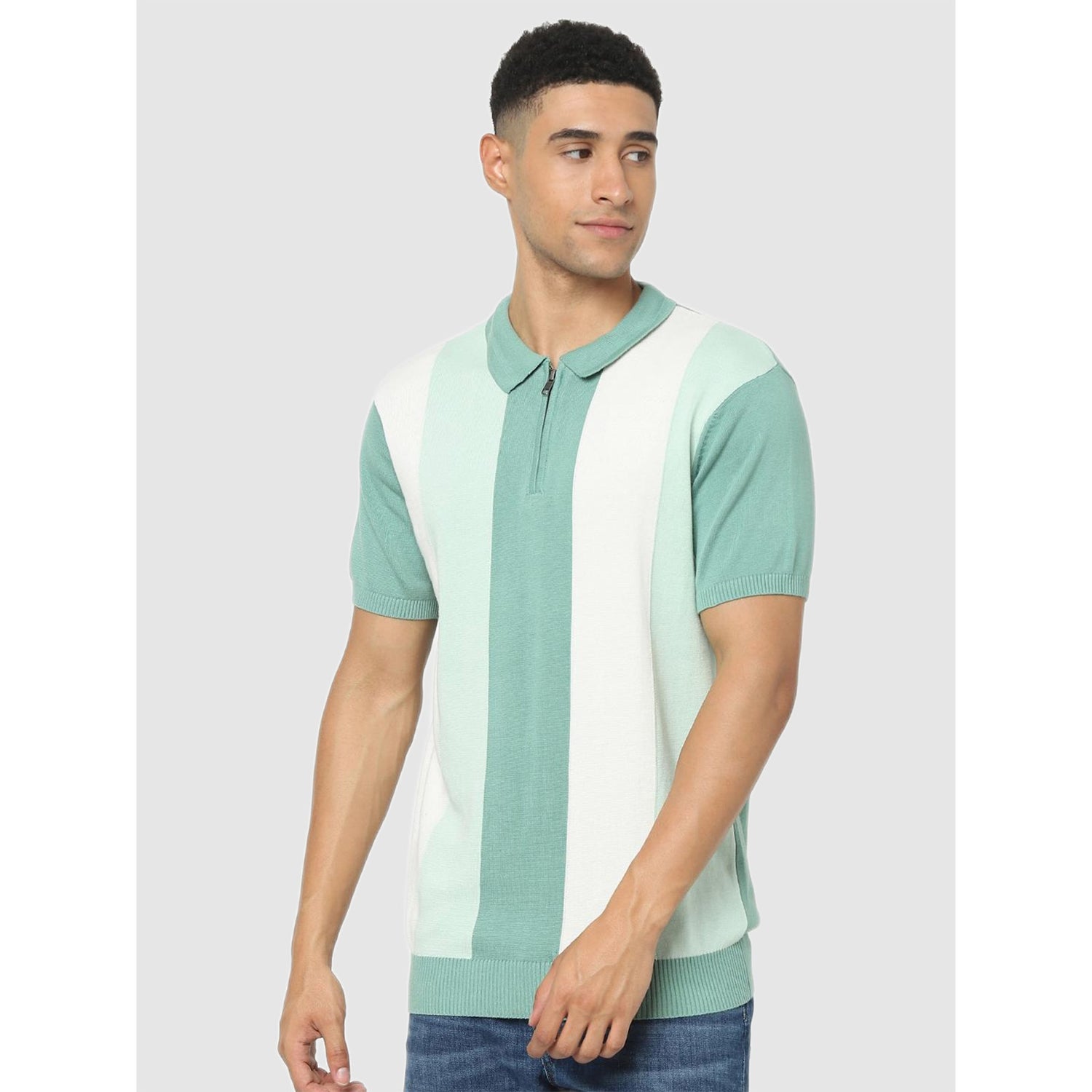 Mint Color Regular Fit Block T-Shirt (Various Sizes)
