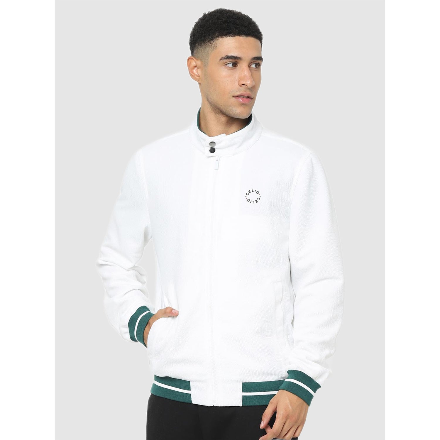 White Solid Regular Fit Jacket (Various Sizes)
