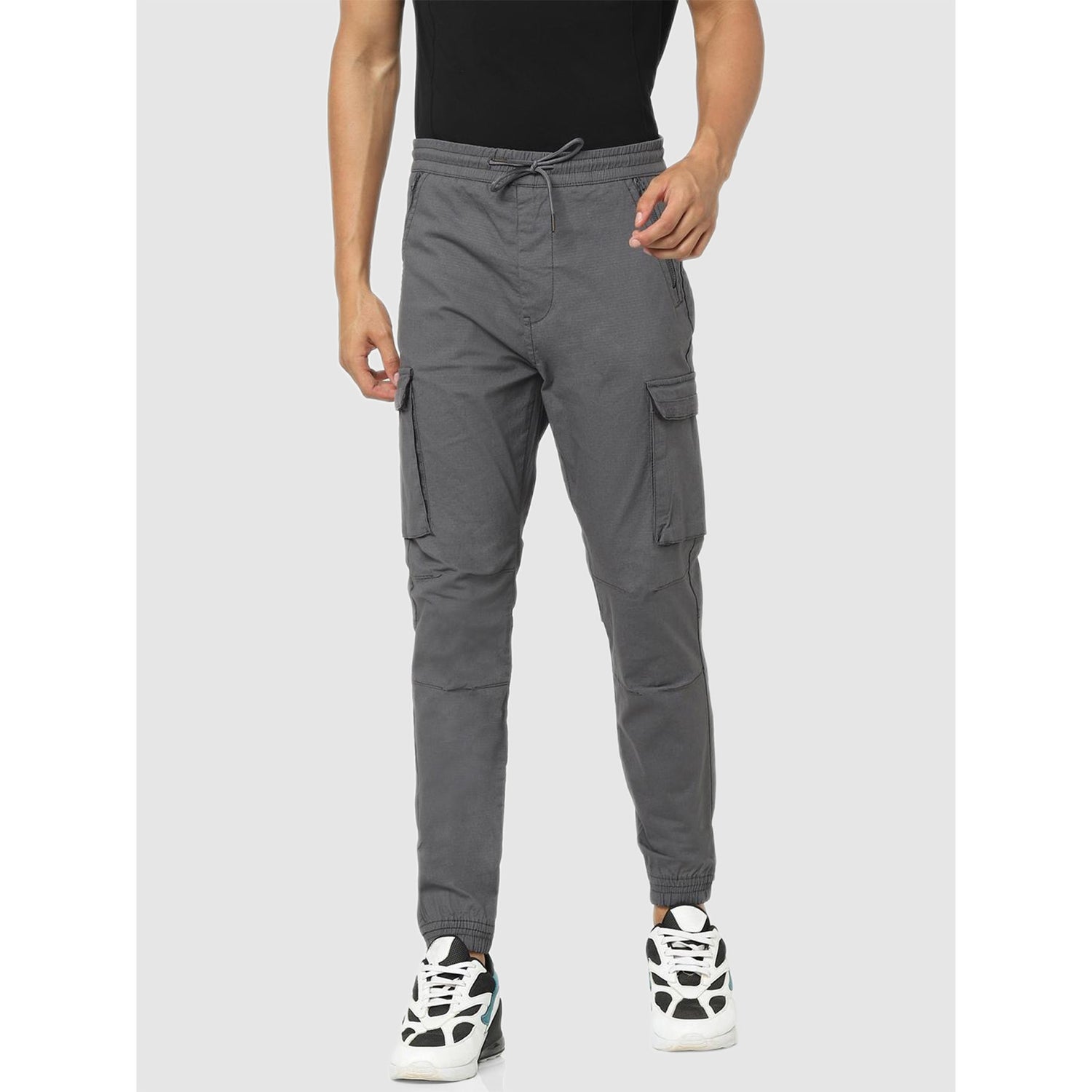 Grey Classic Cargos Trousers (COZIP)