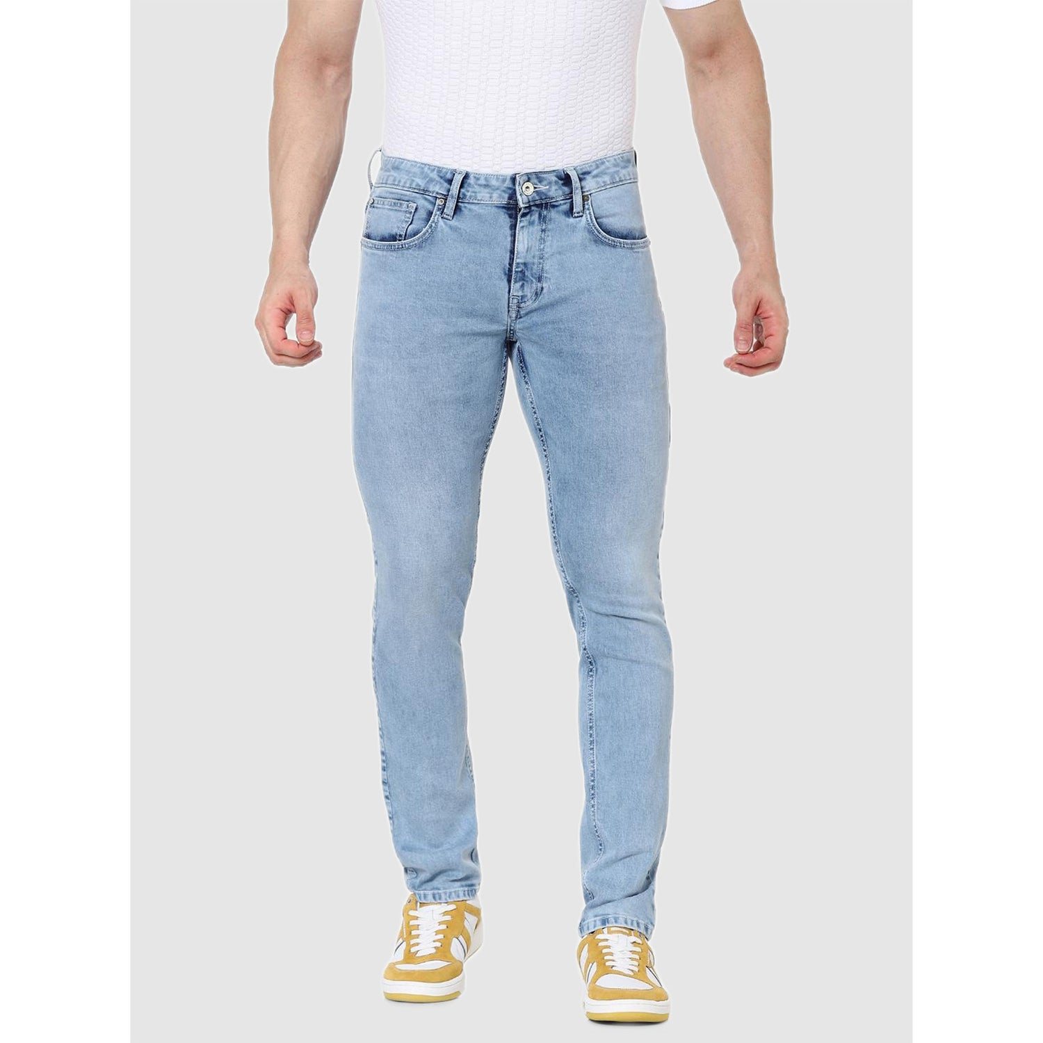 Light Blue Straight Fit Jeans (Various Sizes)