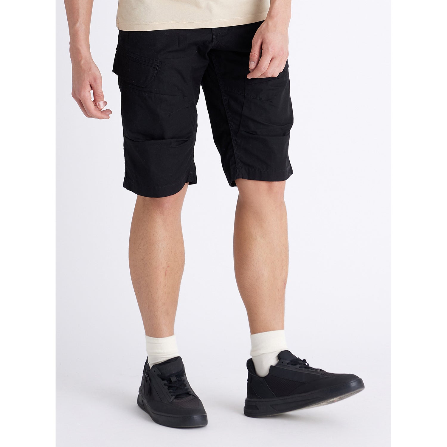Mens Black Solid Shorts (Various Sizes)