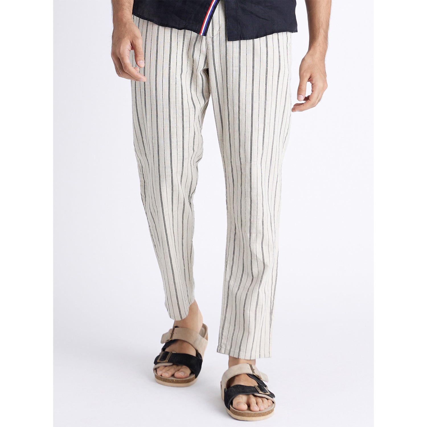 White Stripes Jog Pant (DOZARLINE)