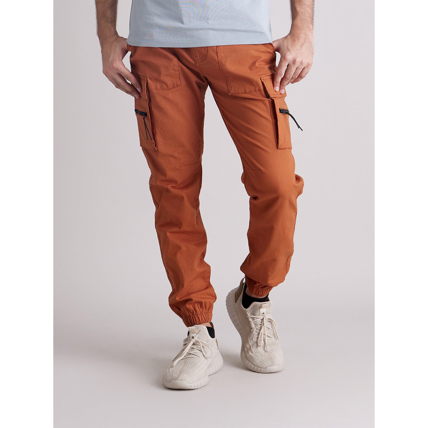 Mens Rust Solid Cargo Trouser (Various Sizes)