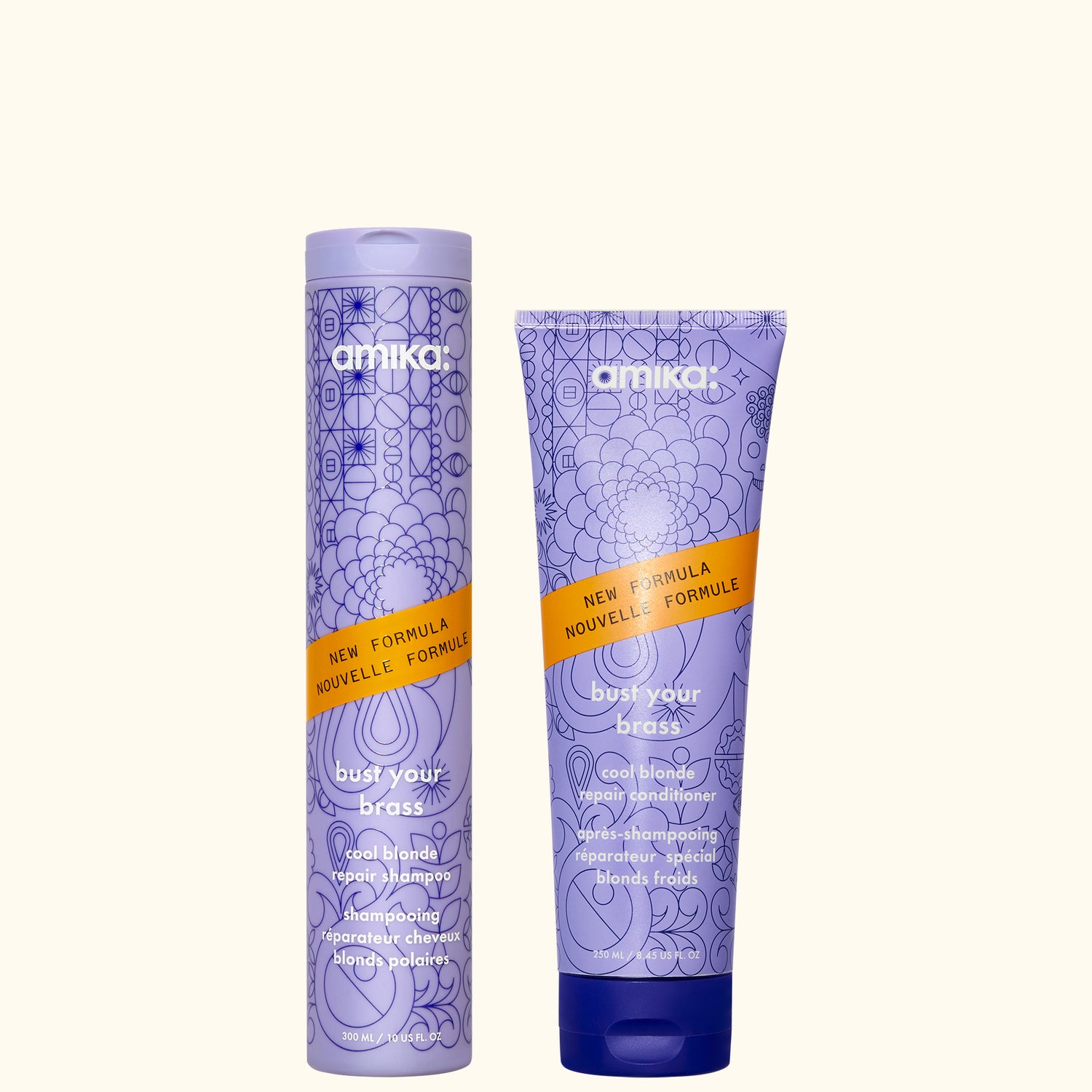 bust your brass cool blonde repair shampoo + conditioner bundle