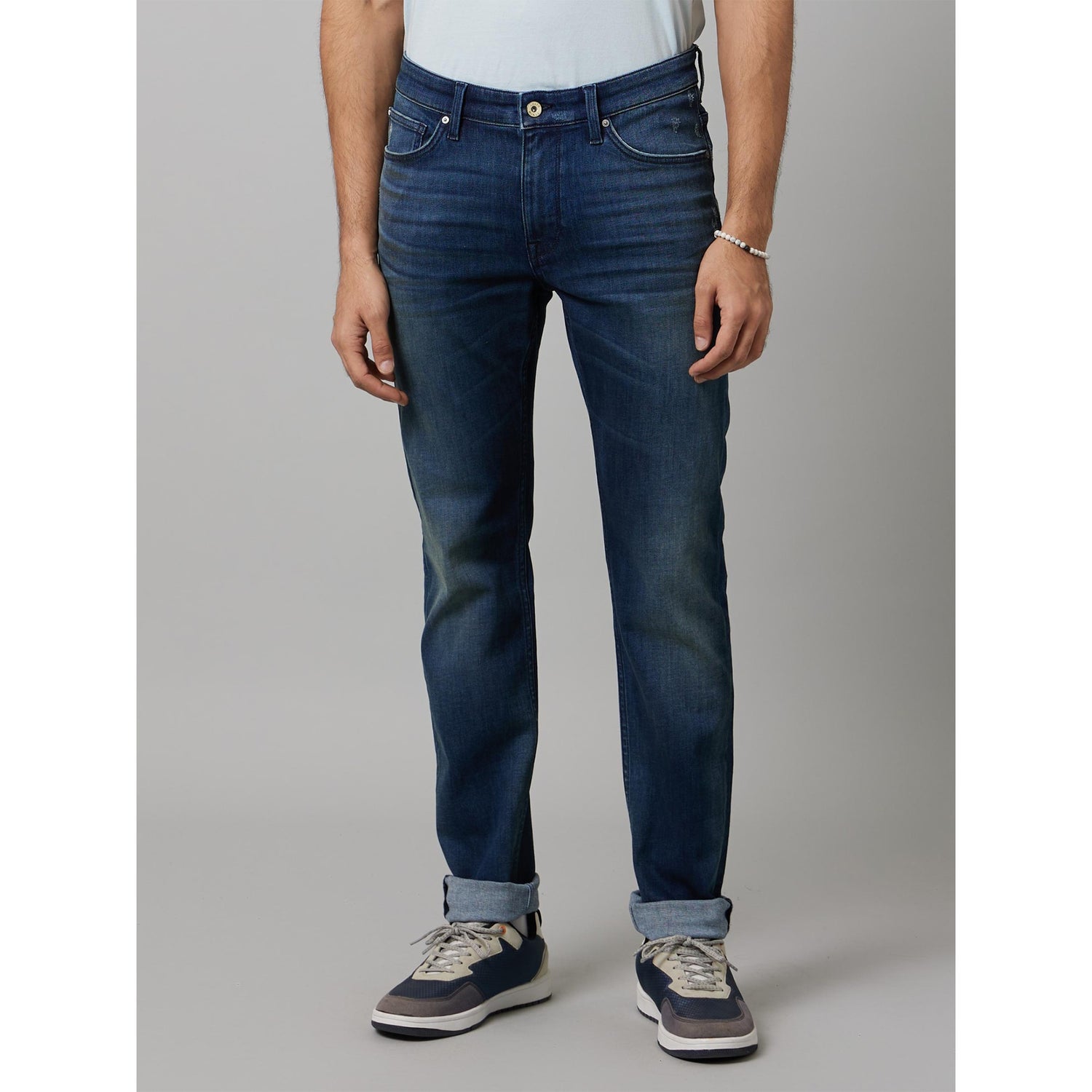 Blue Cotton Italian Premium Denim Jeans (DOFLEXI)