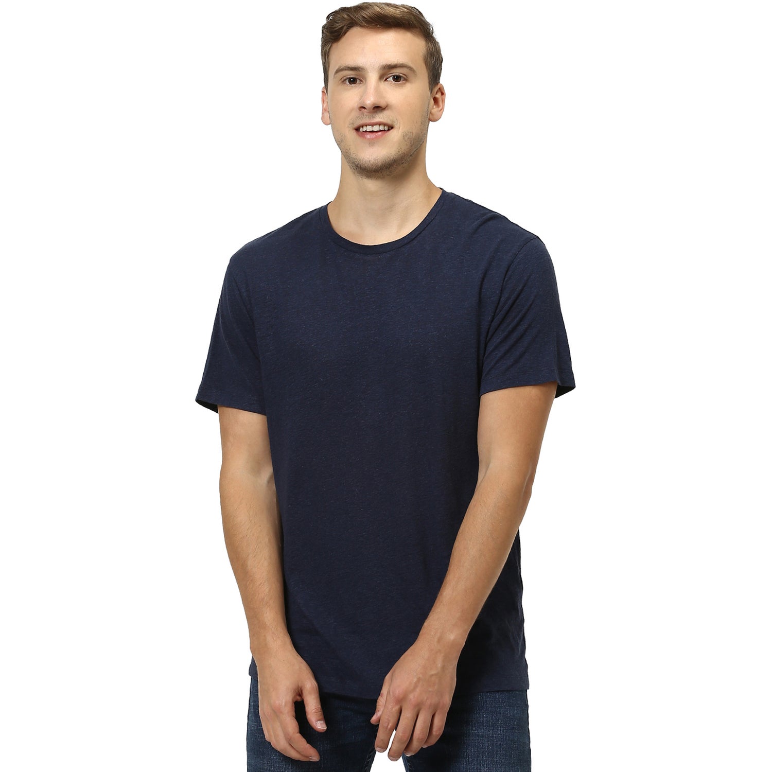 Navy Solid T-Shirt (RELIN)