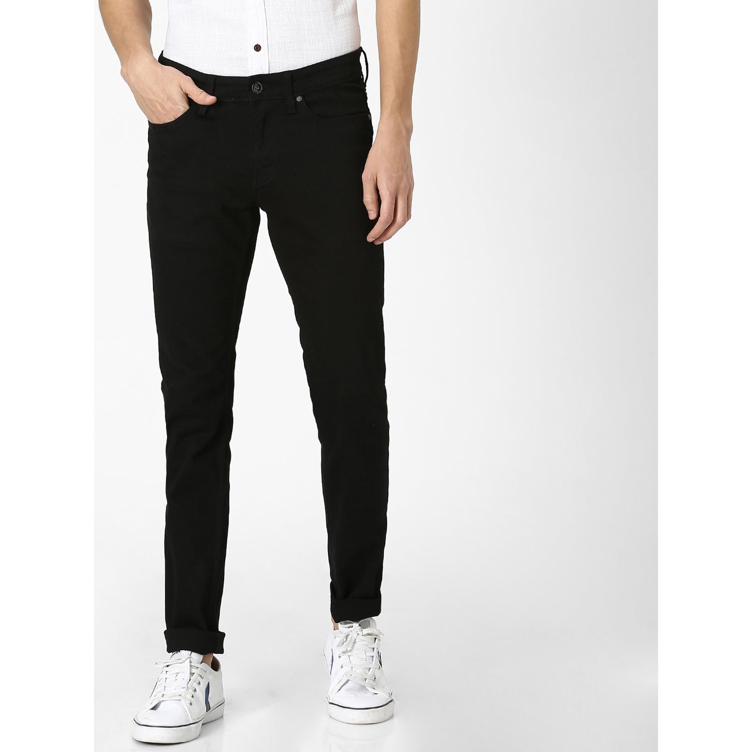 Black Slim Fit Jeans (RONEROIN45)