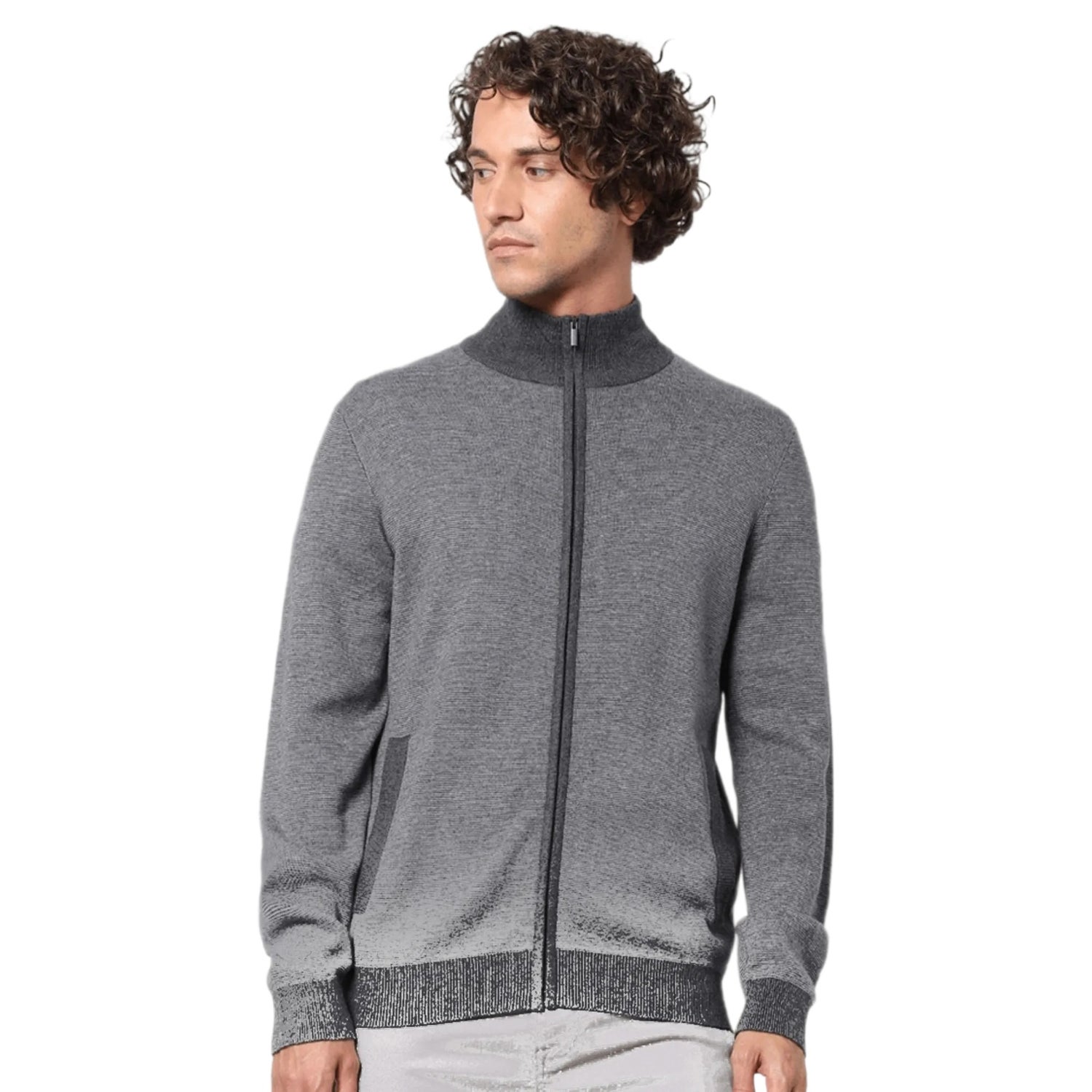 Charcoal Solid Sweaters (SEGILLOU)