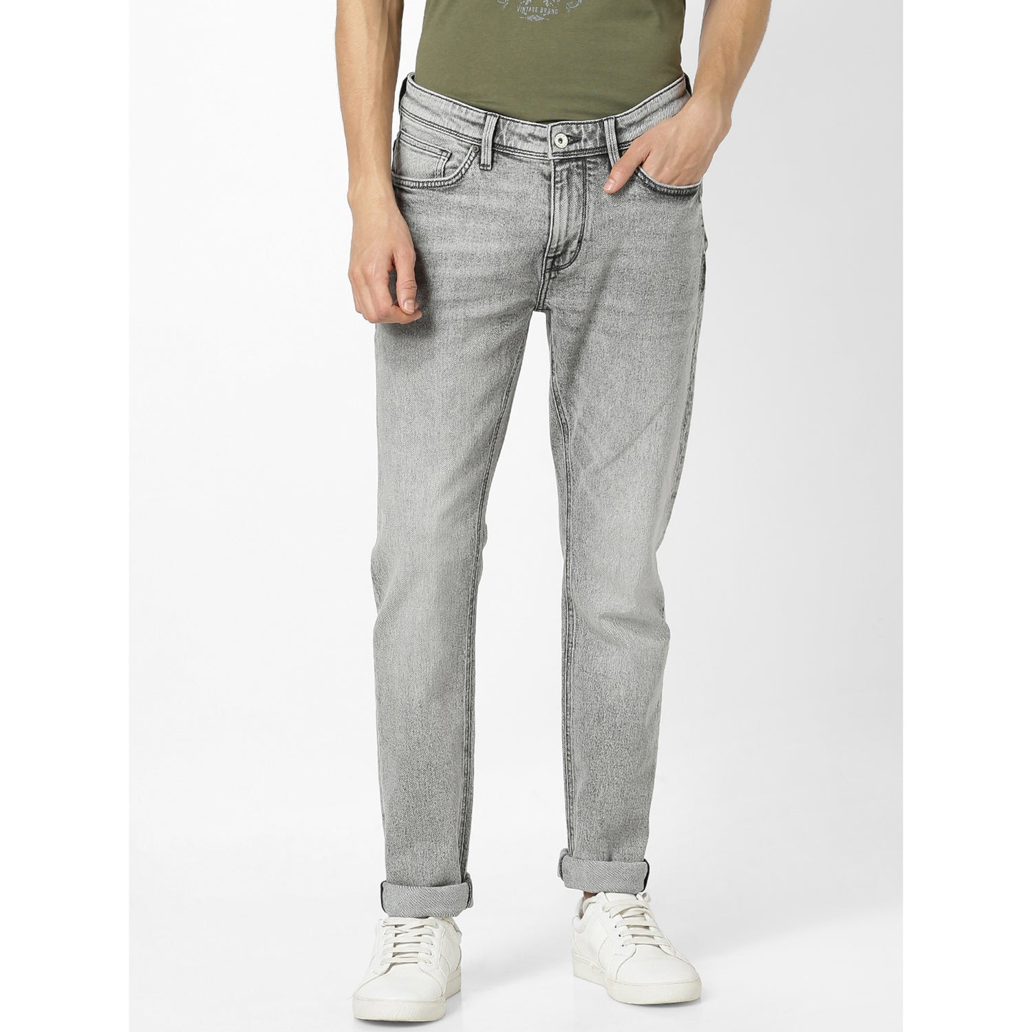 Grey Slim Fit Jeans (SONEWFIT25)