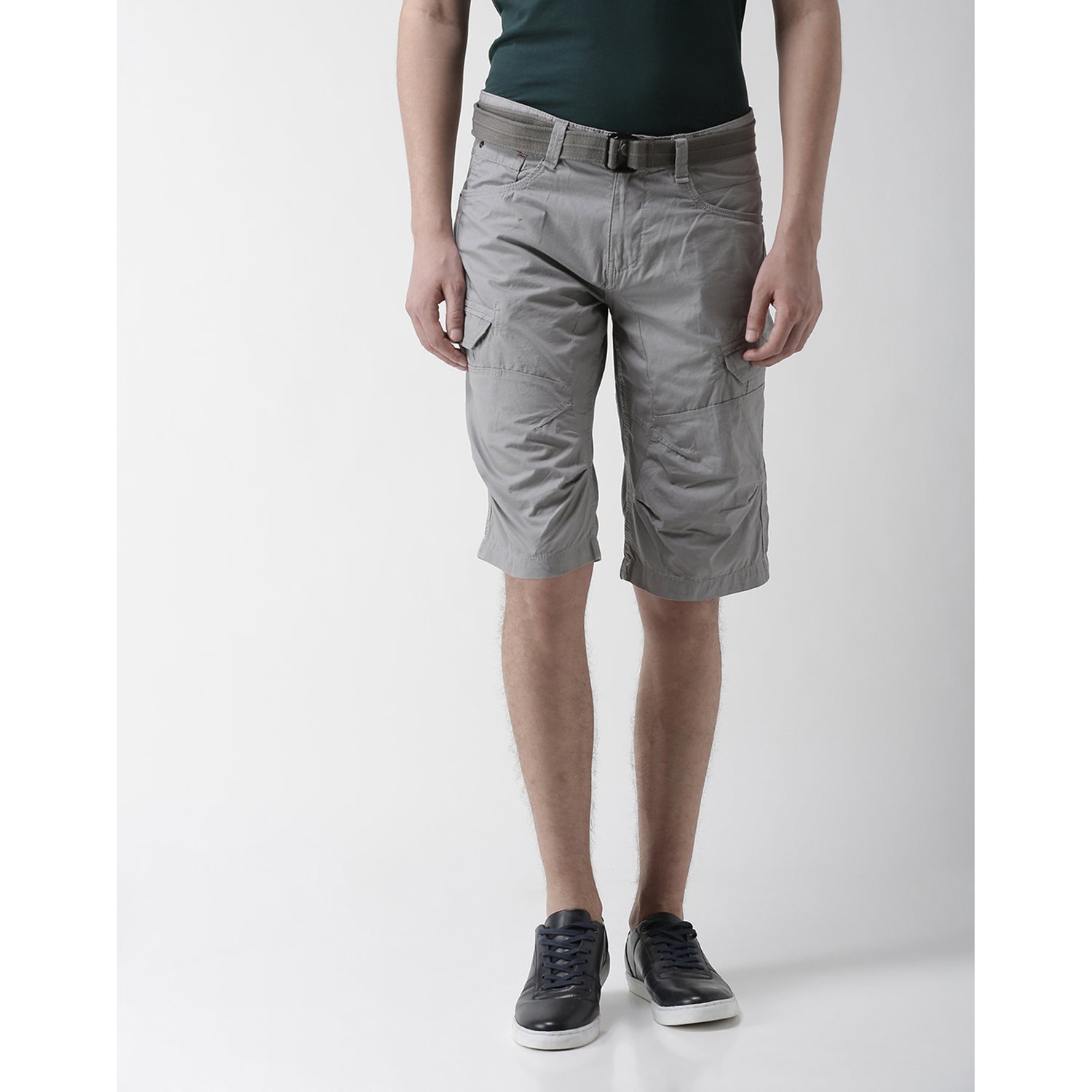 Grey Cargo Shorts (ROCOURTE)