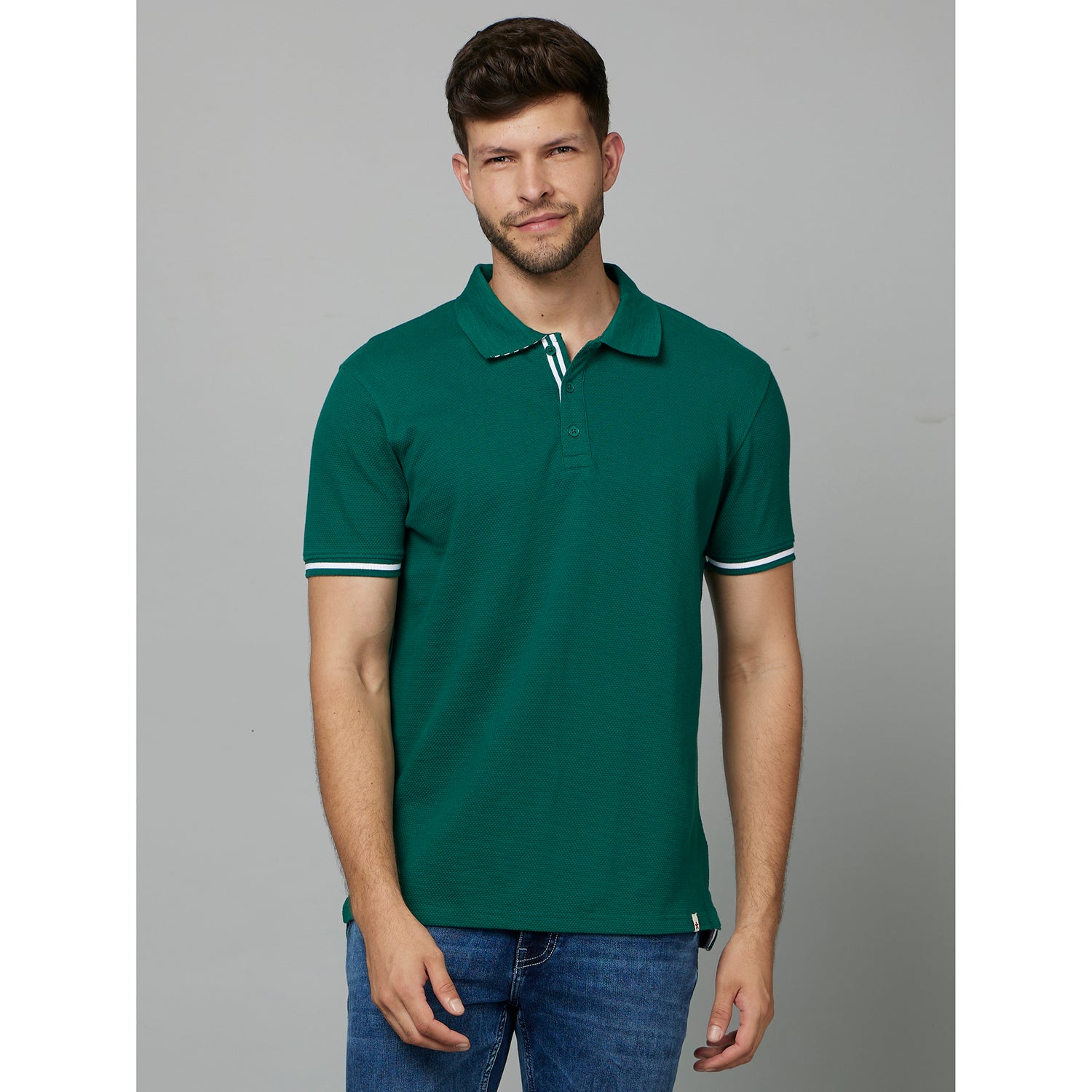 Polo Collar Cotton Casual T-Shirt (SECORNTIP)