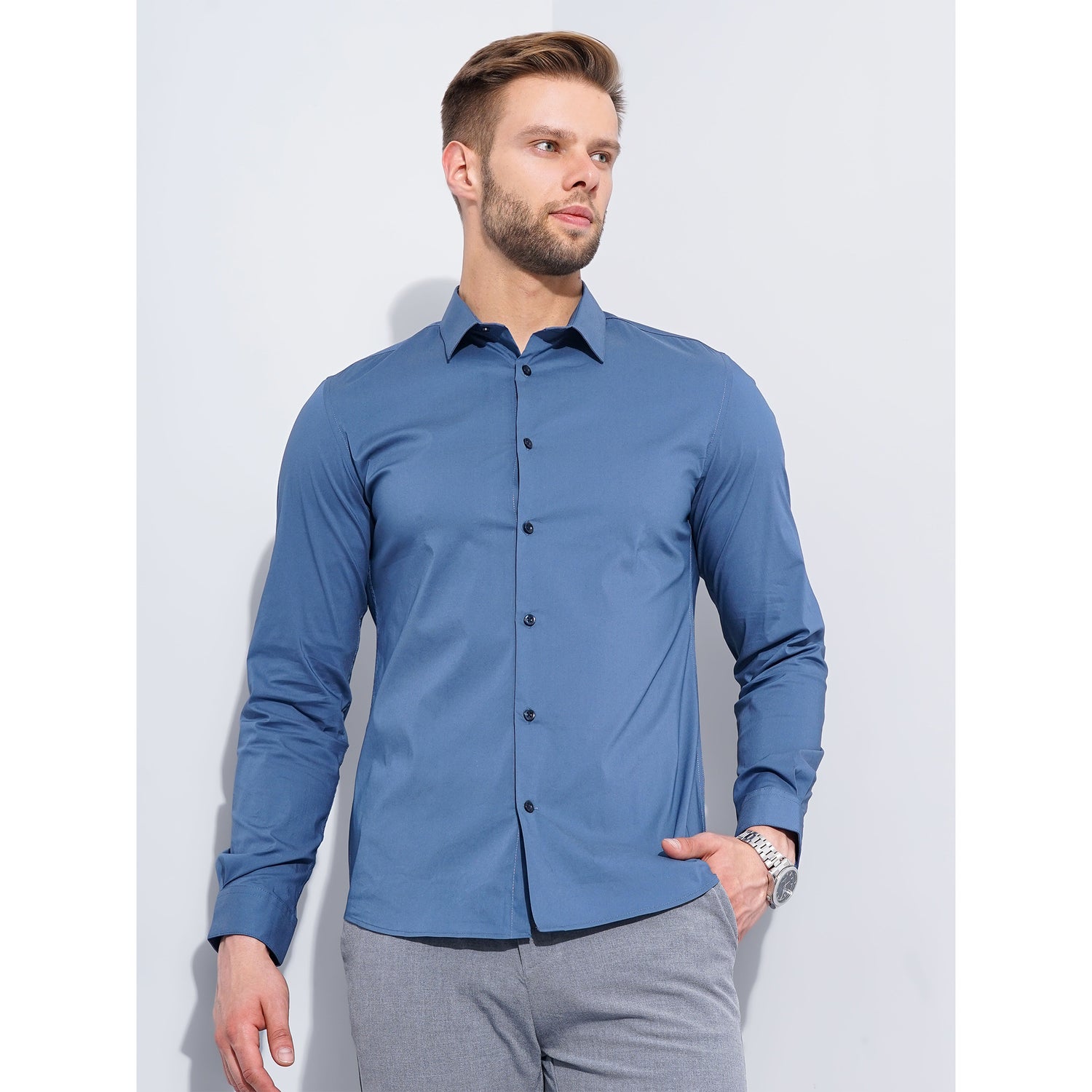 Blue Formal Shirts