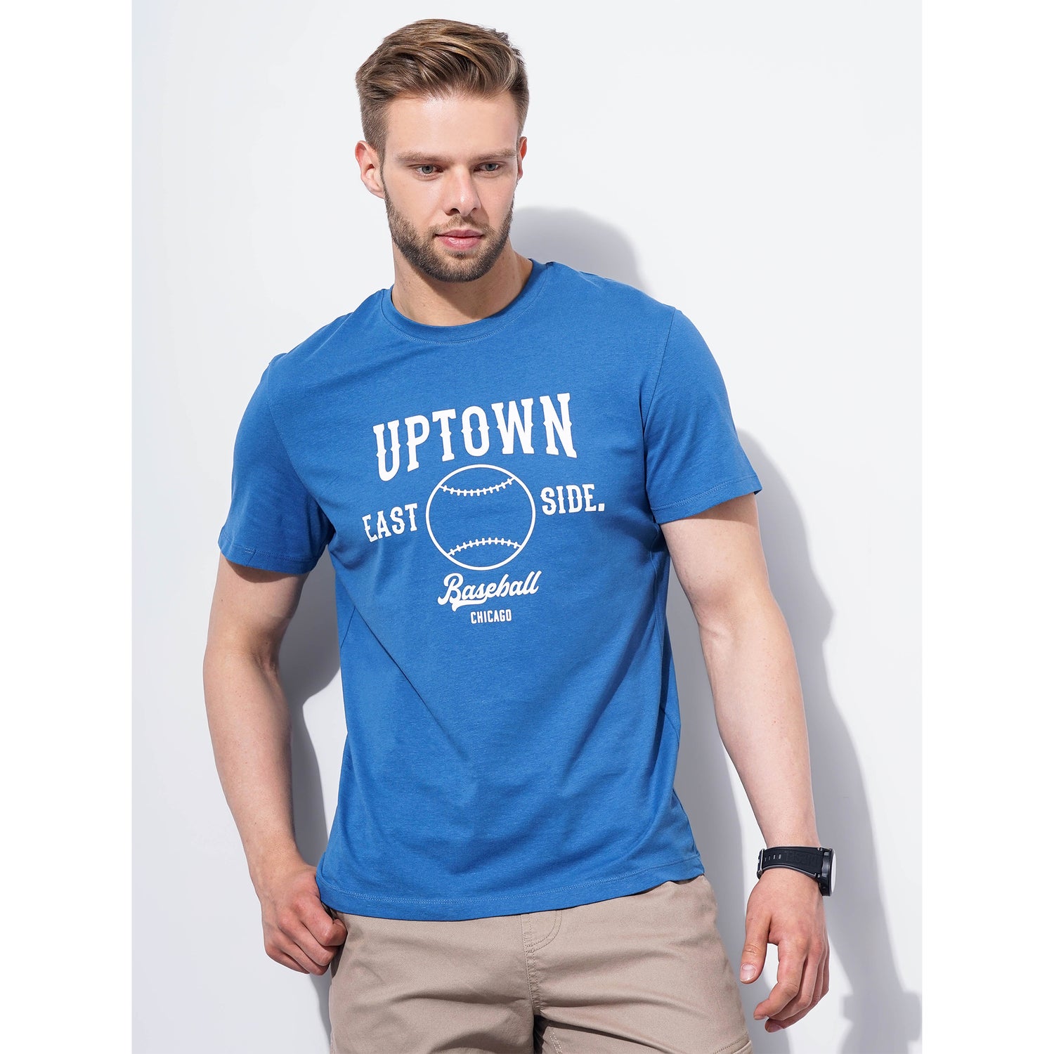 Blue Graphic Tees