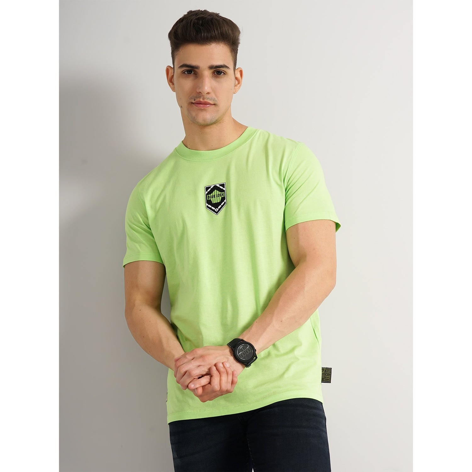 Lime-Green Cotton Bluelock T-Shirt
