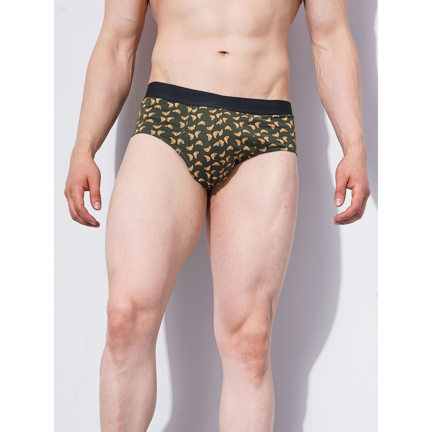 Stretch Cotton Blend Printed Light Green Knitted Boxer (FICROISSANBRF)
