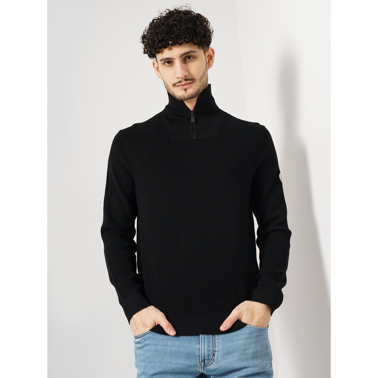 Solid Black Full Chamonix Sweatshirt (LFECHAMK12)