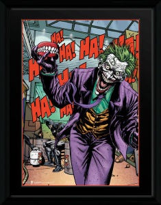 DC Comics Joker Teeth - 16 x 12 Framed Photgraphic