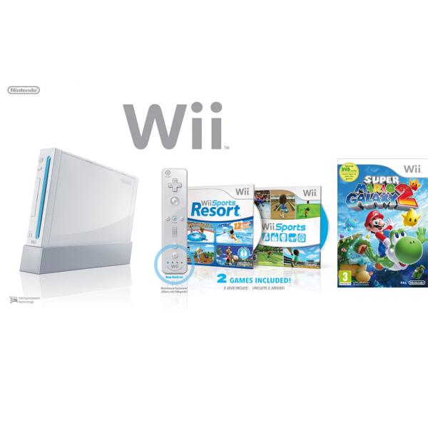 Nintendo Wii Console: Bundle (Including Wii Sports Resort, & Wii Fit Plus  with Board) Games Consoles - Zavvi US