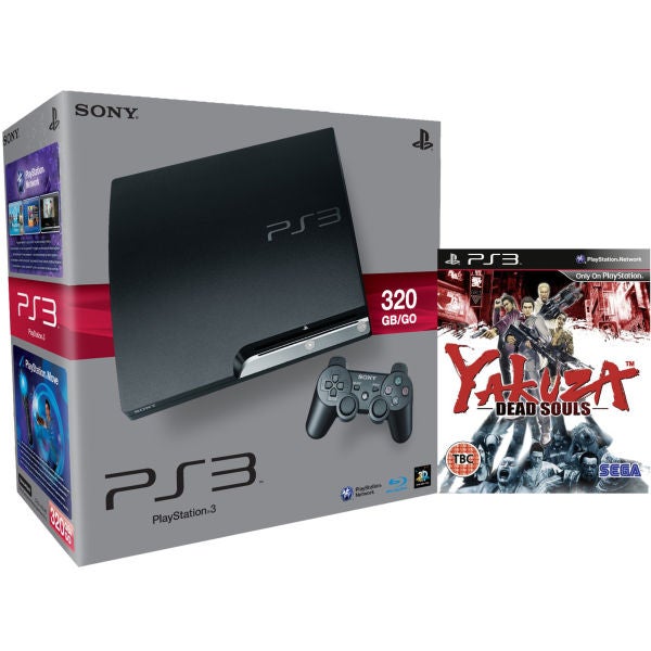 teer Maak los Parelachtig Playstation 3 PS3 Slim 320GB Console: Bundle (Includes Yakuza: Dead Souls)  Games Consoles - Zavvi US