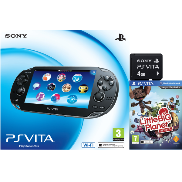 PS Vita (Wi-Fi Enabled) Includes: LittleBigPlanet and 4GB Memory ...