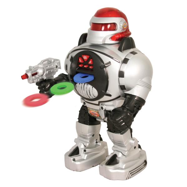 Disc shop shooting robot