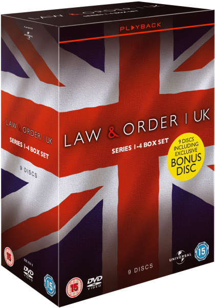 フラワープリント Law \u0026 Order UK: Series 1 ~4 DVD BOX