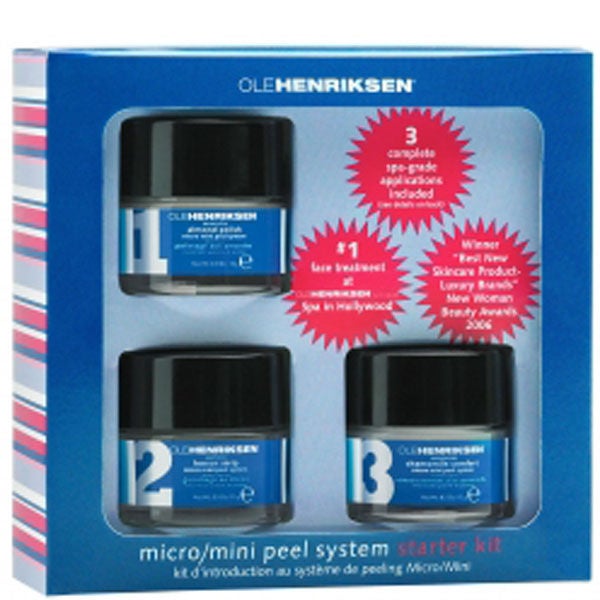 Ole Henriksen Micro Mini Peel Starter Kit 3 Products Free Delivery
