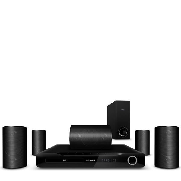 Philips: HTS3520 DVD 5.1 Surround Home Theatre Kit Electronics - US