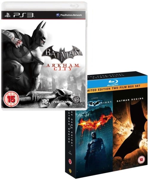 sejr for ikke at nævne forpligtelse Batman: Arkham City & The Dark Knight / Batman Begins Blu-ray Bundle PS3 -  Zavvi US
