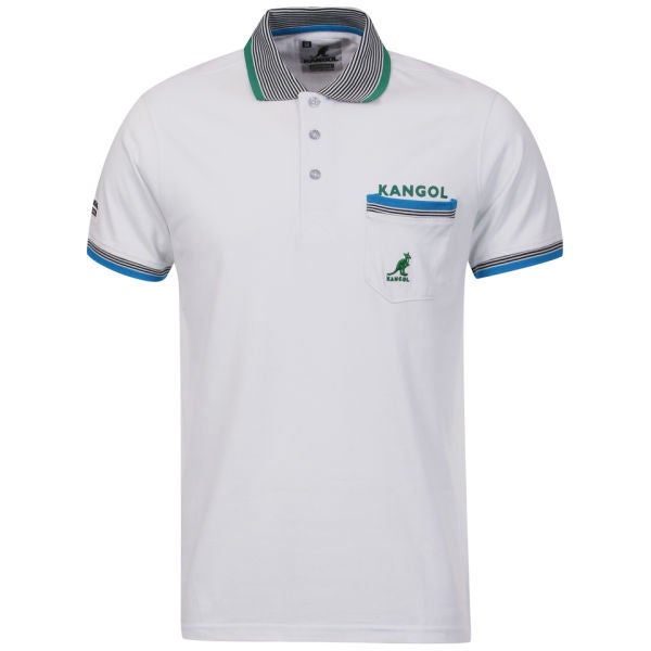Kangol Men s Encore Polo Shirt White Clothing Zavvi US