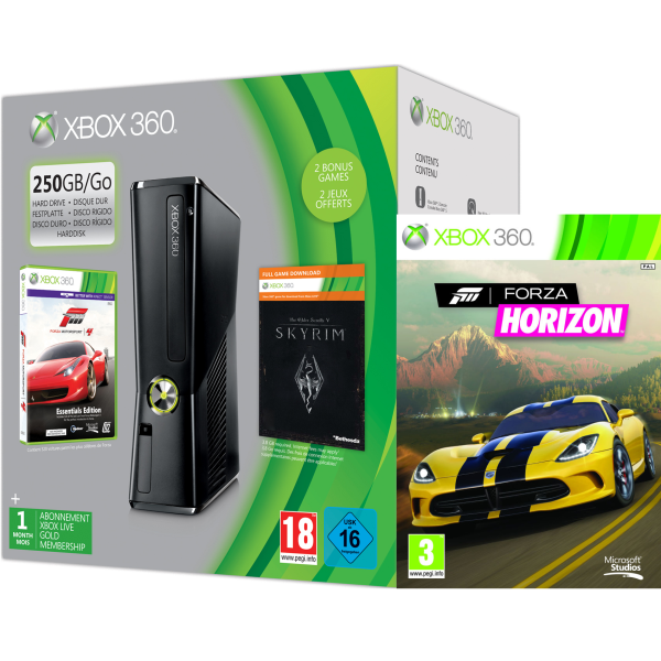 Xbox 360 250GB Holiday Forza Bundle (Includes Forza Horizon, Forza ...