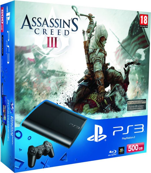 PS3 500 GB Assassin's Creed III Bundle 