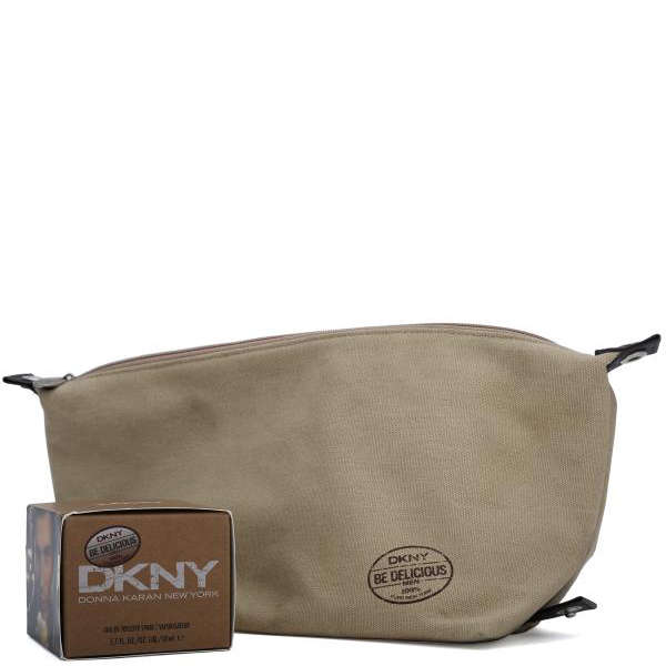 DKNY Be Delicious For Men Gift Set 50Ml Eau De Toilette and Travel Bag Health Beauty Zavvi Ireland