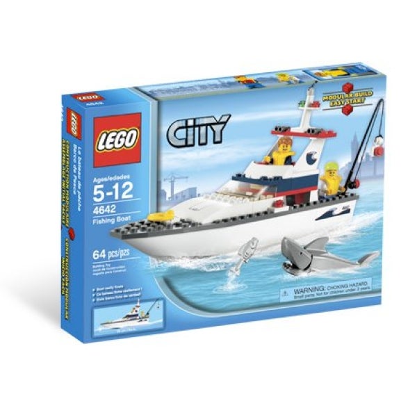 LEGO City: Fishing Boat (4642) Toys - Zavvi US