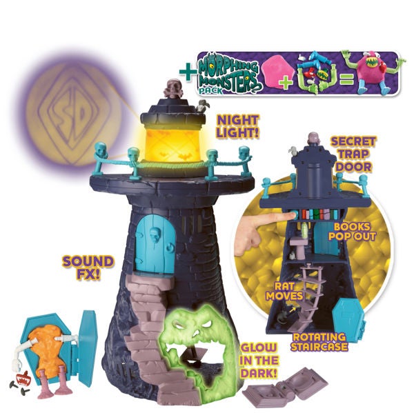 Scooby Doo Morphing Monsters Crystal Cove Frighthouse Playset