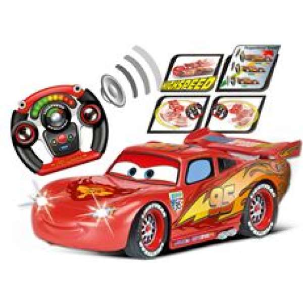 ライトニングマックイーン　Radio Control Cars 2: Lightening Mcqueen Radio Control (1:12 Scale) Toys - Zavvi US