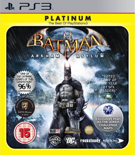 Batman: Arkham Asylum Platinum PS3 | Zavvi España