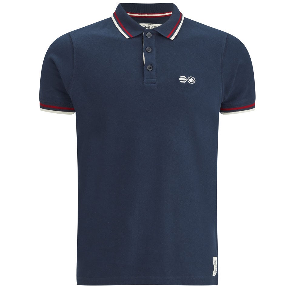 Crosshatch Men s Krylax Polo Shirt Dress Blue Zavvi