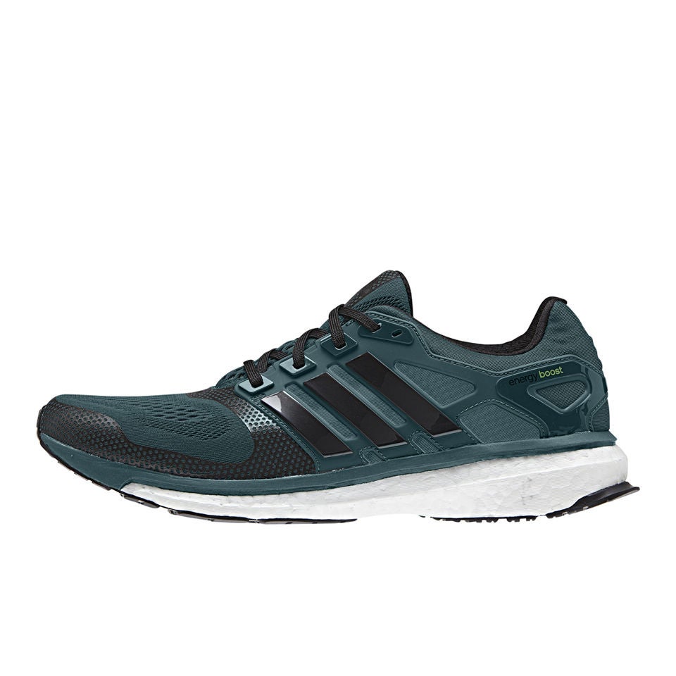 adidas Men's Energy Boost Shoes - Grey/Black/Green | ProBikeKit.com