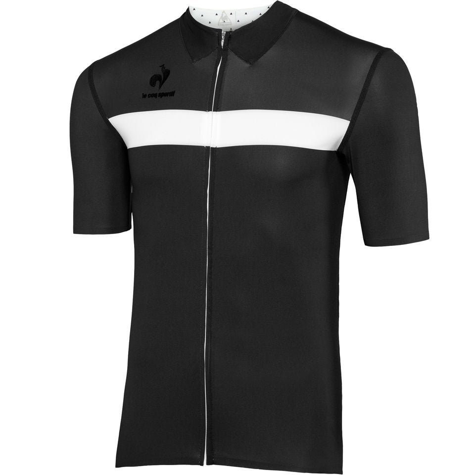 Le Coq Sportif Men's Cycling Performance Short Sleeve New Arac Jersey -  Black
