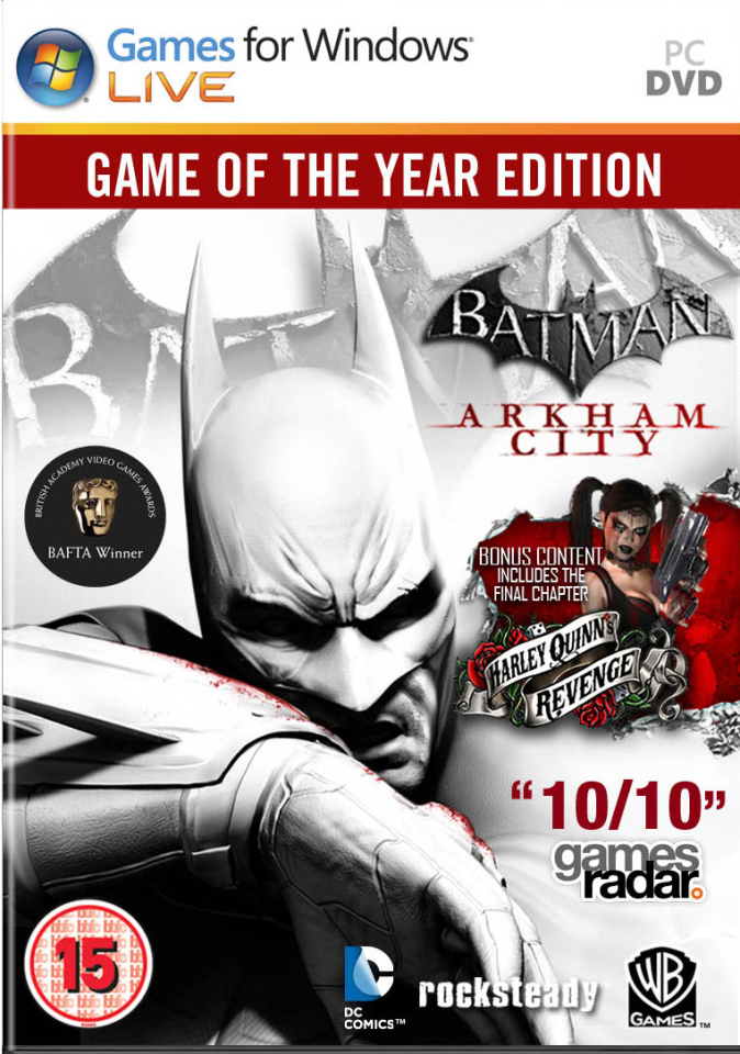 Batman: Arkham City: Game of the Year Edition PC - Zavvi UK