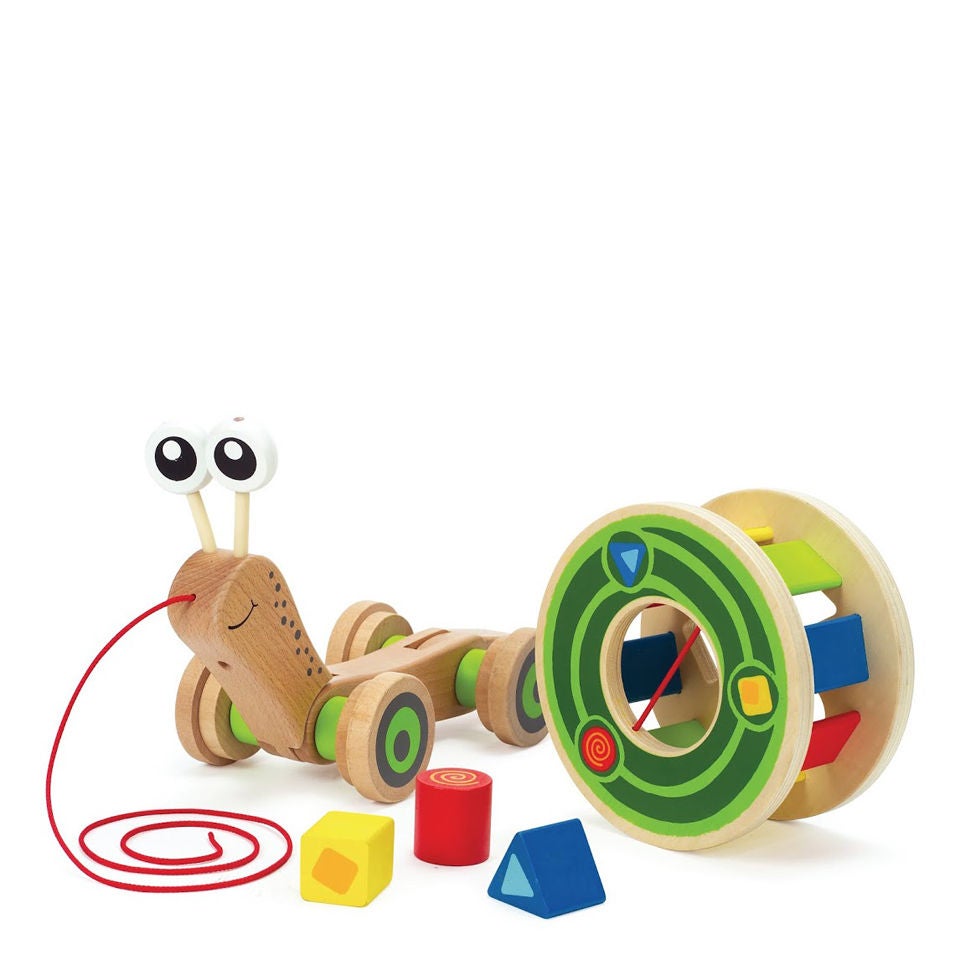 Hape snail pull toy store