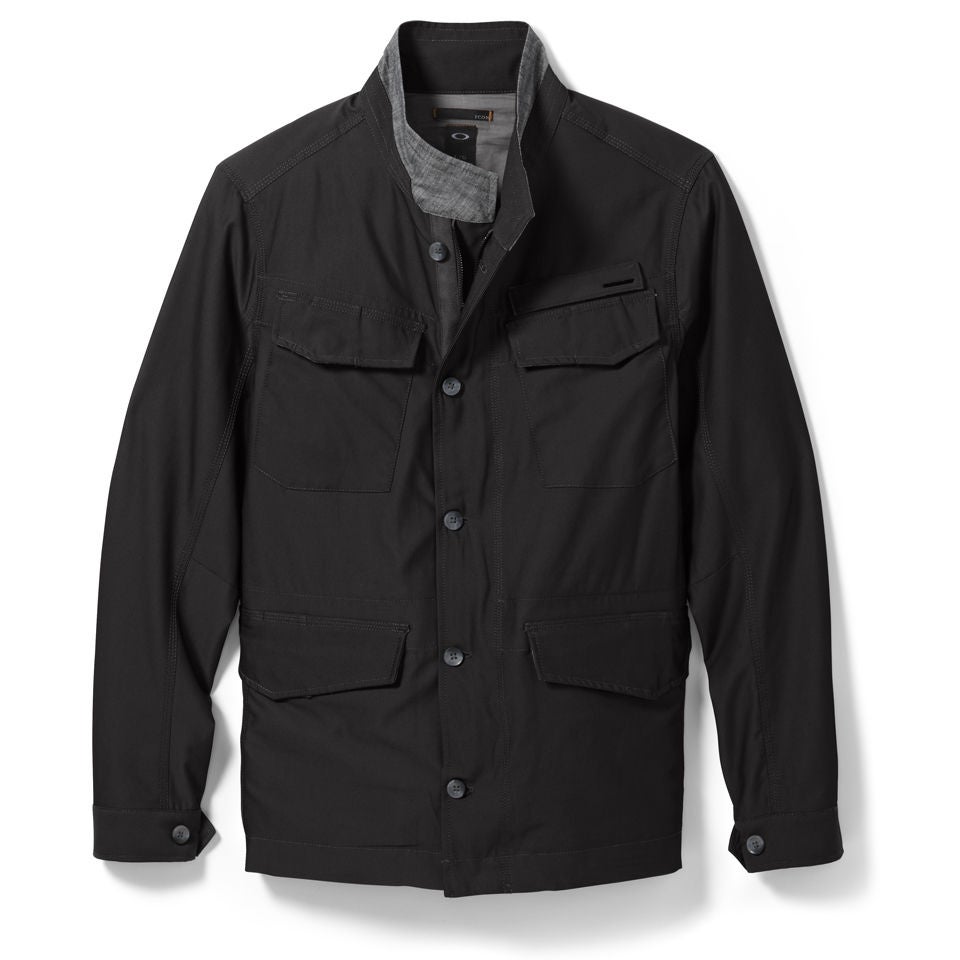 Oakley Men s Icon Button Jacket Jet Black Mens Clothing Zavvi Ireland
