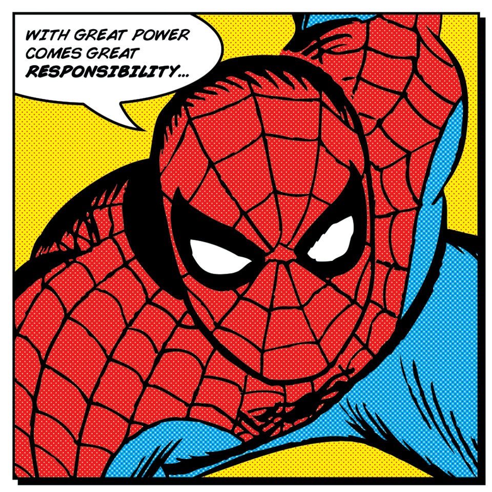 Toile Spiderman