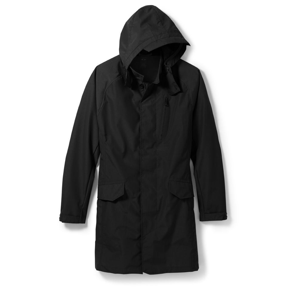 Oakley Men's Icon Trench Jacket - Jet Black Mens Clothing - Zavvi US
