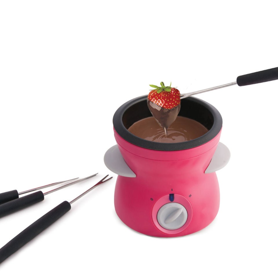 Treatbowl Chocolate Fondue Set Pink IWOOT UK