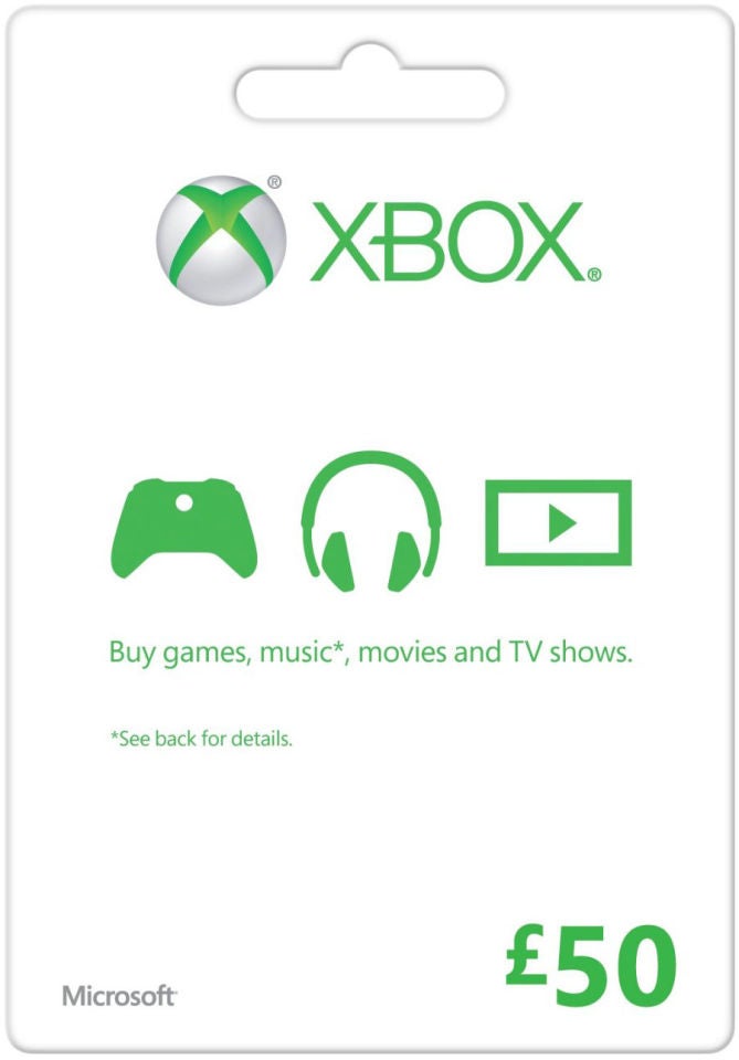 50 gift card xbox online