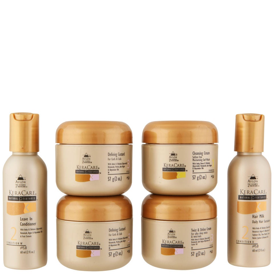 KeraCare Natural Textures Travel Set 6 Products