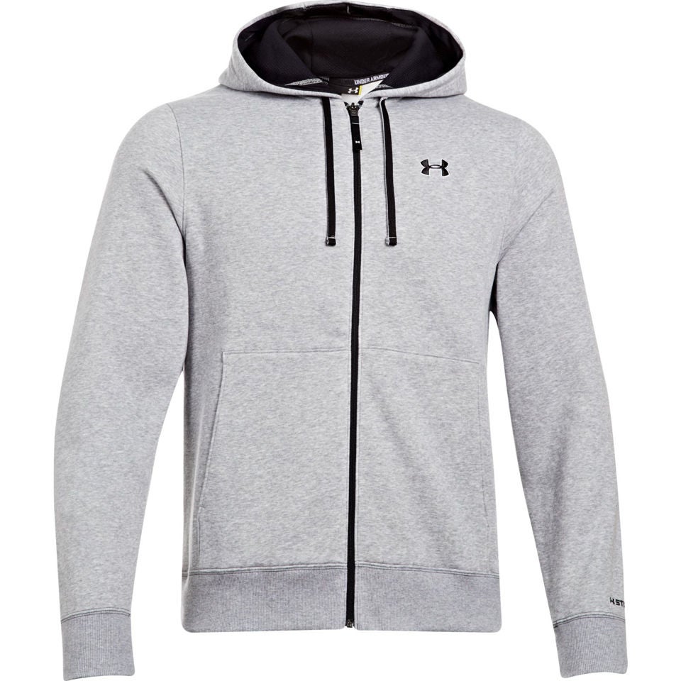 Under Armour Men s CC Storm Transit FZ Hoody True Gray Heather Black Sports Leisure Zavvi Ireland